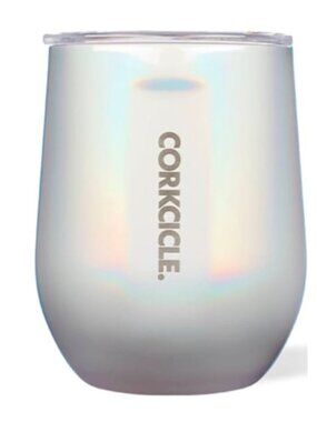 NWT 12 Oz Corkcicle Insulated Stemless Travel Cup Prismatic